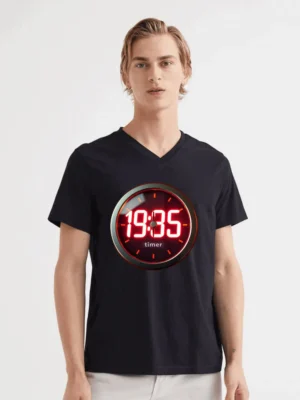 A Burning Number Counter Turning Into Glowing Flames T-Shirt