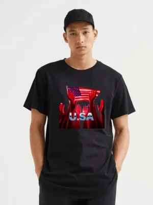 Born To Sparkle Born In The USA Fezapew T-Shirt