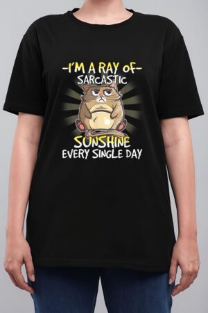 Cat I M A Ray Of Sarcastic Sunshine Every Single Day Women T-Shirt