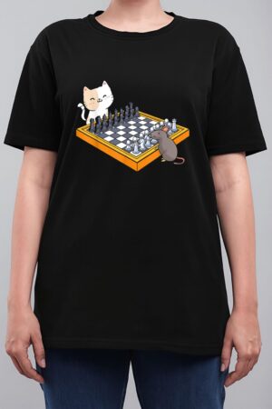 Cat Owner Chess Board Grandmaster Board Game Chess Player Women T-Shirt