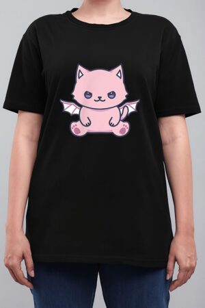 Cat Pastel Goth Cute Kawaii Aesthetic Lover Owner Spooky Women T-Shirt