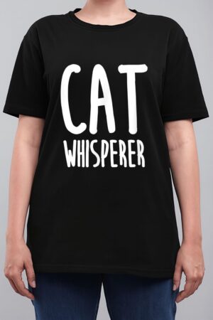 Cat Whisperer Funny and Cute Cat Women T-Shirt