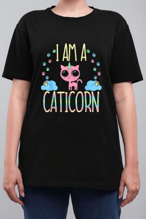 Caticorn Half Unicorn Half Cat Cute Women T-Shirt