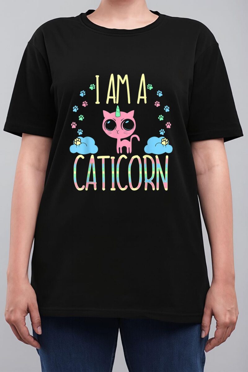 Caticorn Half Unicorn Half Cat Cute Women T-Shirt