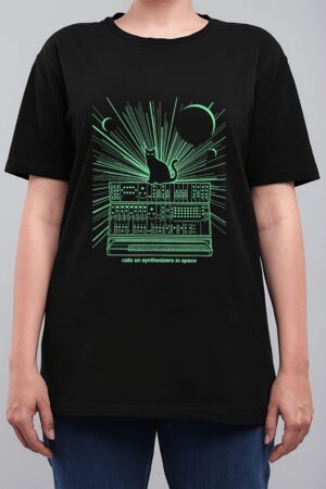 Cats On Synthesizers In Space Women T-Shirt