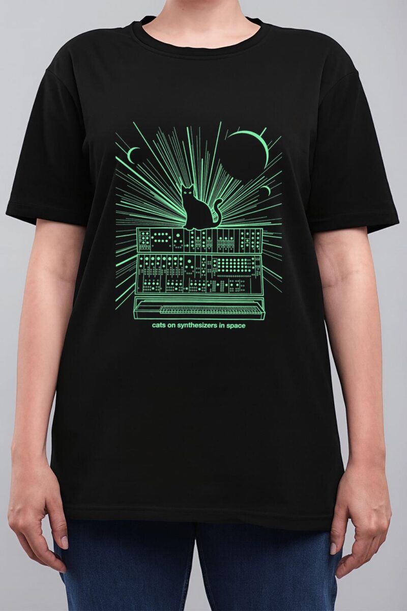 Cats On Synthesizers In Space Women T-Shirt