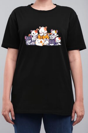 Cute Cats Anime Kawaii Japanese Otaku Neko Gift Women Girls Women T-Shirt