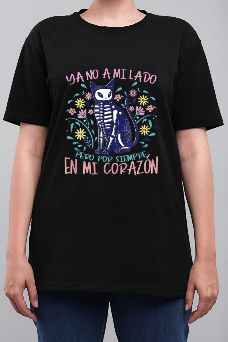 Dia De Los Muertos Cat Skeleton Animals Lover Costume Women T-Shirt
