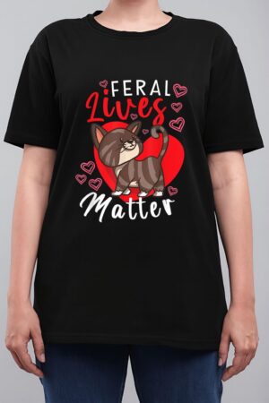 Feral Lives Matter Rescue Cat Adoption Cat Rescuer_1 Women T-Shirt