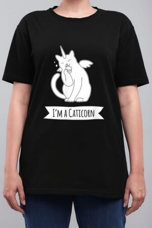 I M A Caticorn Funny Unicorn Cat Caticorn Gift Love My Cat Women T-Shirt