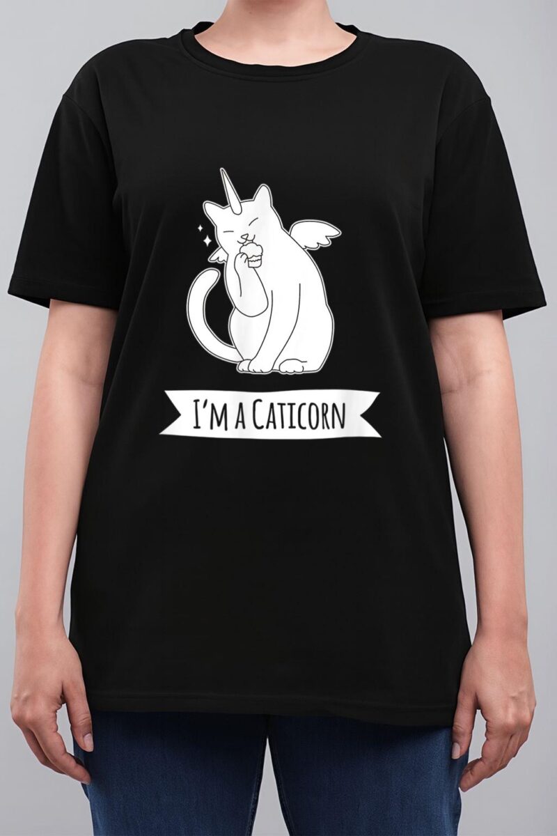 I M A Caticorn Funny Unicorn Cat Caticorn Gift Love My Cat Women T-Shirt