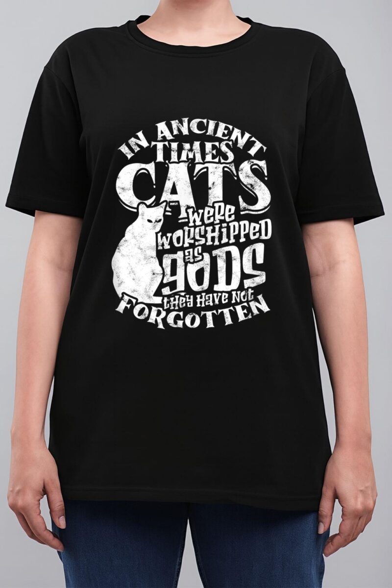 In ancient times Cats were worshipped as gods they have not Women T-Shirt