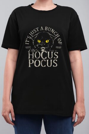 It S Just A Bunch Of Hocus Pocus Cat Claws Costume Halloween Women T-Shirt