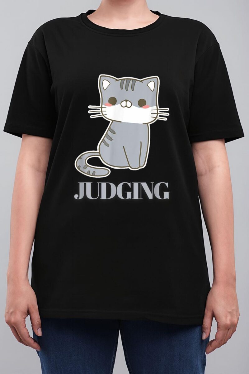 Judging Meme Funny Retro Style Vintage Cats Women T-Shirt
