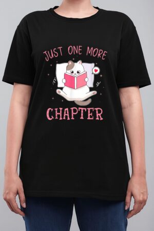 Lovely Kitten Book and Cat Lover Just One More Chapter Women T-Shirt