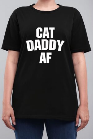 Mens Best Cat Dad Ever  - Cat Daddy AF Funny Cat Women T-Shirt