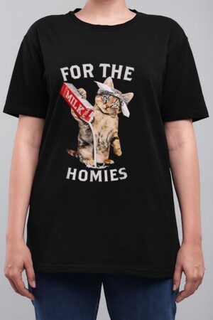 Milk Cat For The Homies Lover Kids Women Tee Women T-Shirt
