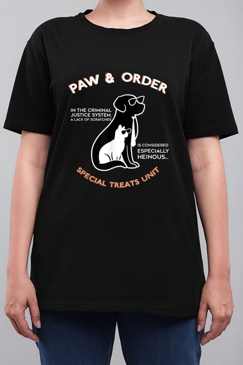 Paw and Order Special Treats Unit Training Dog And Cat Women T-Shirt