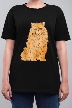 Persian Cat Design Leave Me Alone Cat Angry Persian Cat Women T-Shirt