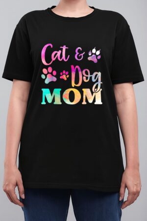 Pet Cat Dog Mom Shirt For Women, Mothers Day Women T-Shirt