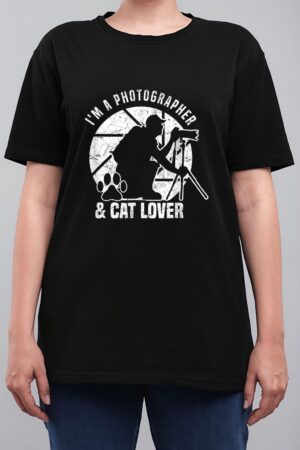Photography I M A Photographer Cat Lover Photograph Women T-Shirt