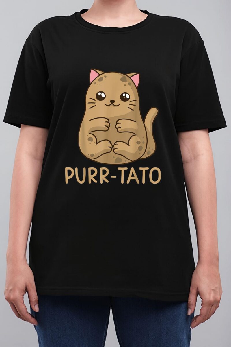 Purrtato Cat Potato Cat Lover Idaho Potatoes Women T-Shirt