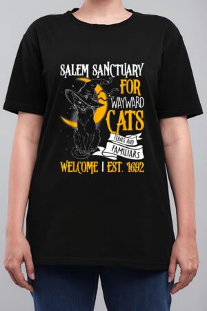 Salem Sanctuary For Wayward Cats Ferals And Familiars Women T-Shirt