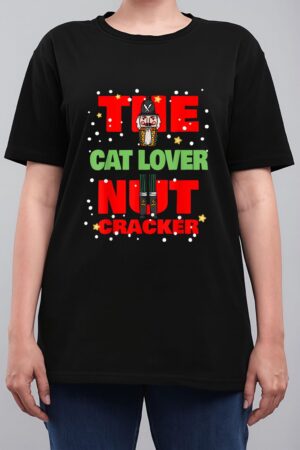 The Cat Lover Nutcracker Funny Christmas Family Group Pajama Women T-Shirt