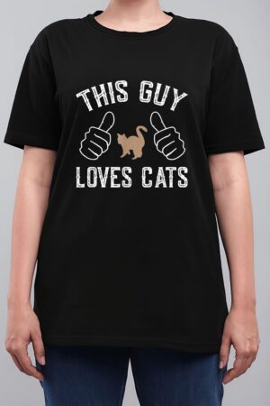 This Guy Loves Cats  for Cat Lover Women T-Shirt