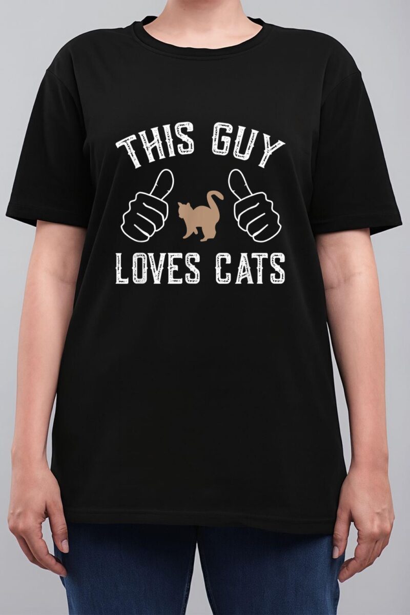 This Guy Loves Cats  for Cat Lover Women T-Shirt